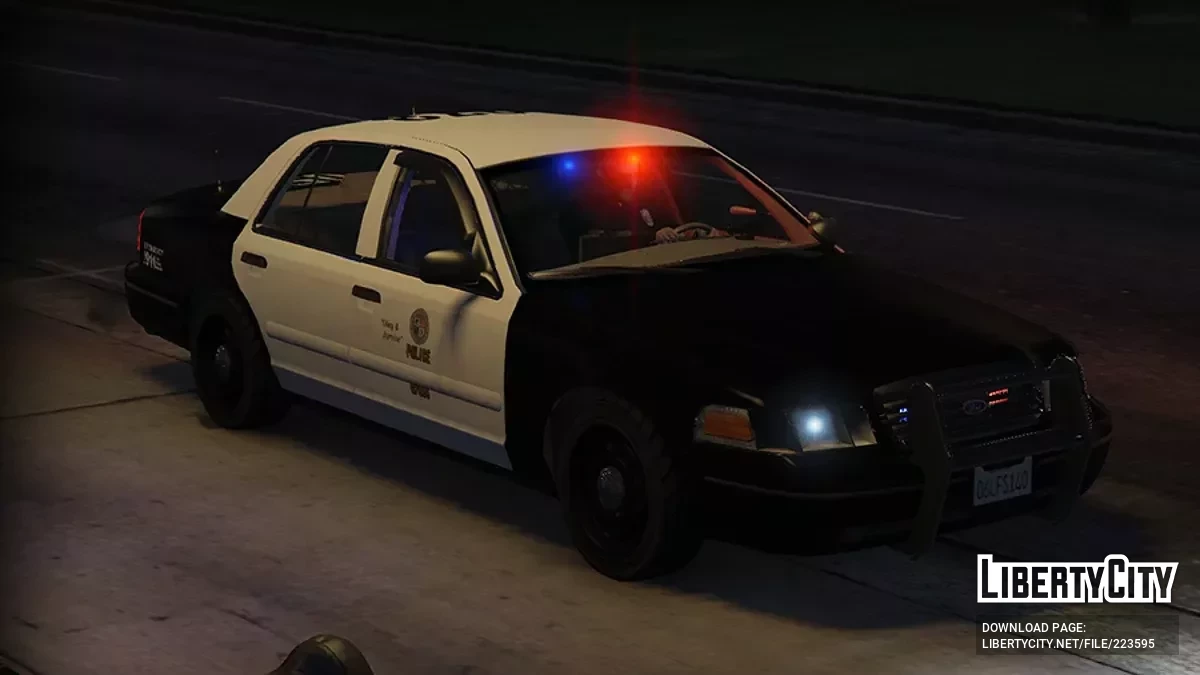 1999 Ford Crown Victoria Slicktop LSPD / GTA 5