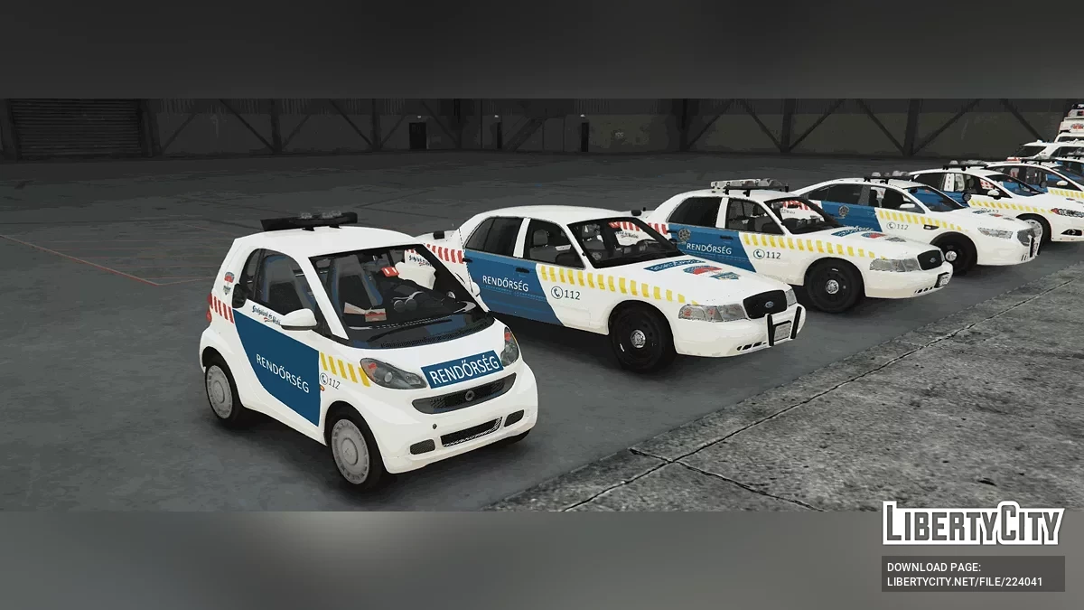 Сборник венгерской полиции 11-1 (Поддержка FiveM) / GTA 5