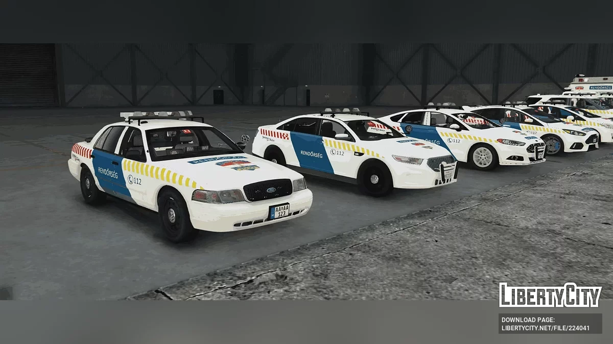 Сборник венгерской полиции 11-1 (Поддержка FiveM) / GTA 5