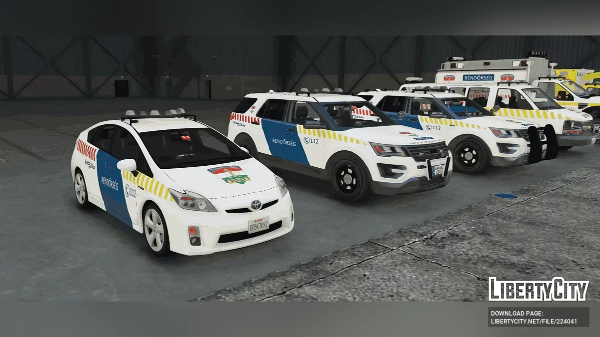 Сборник венгерской полиции 11-1 (Поддержка FiveM) / GTA 5