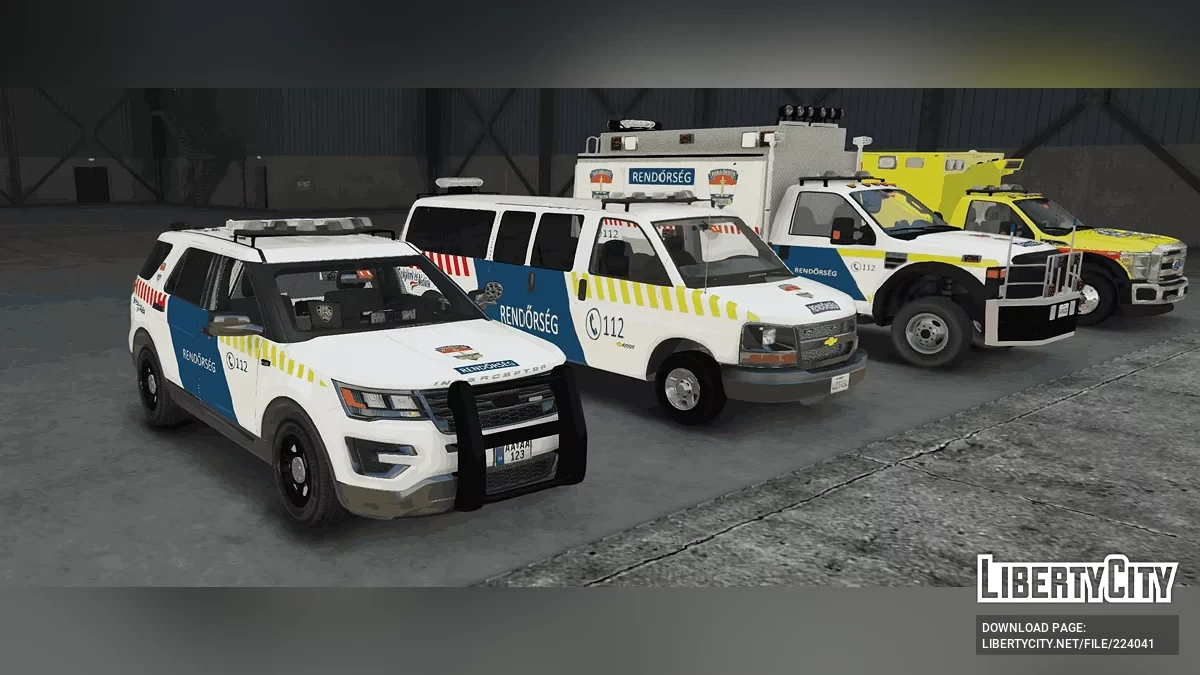 Сборник венгерской полиции 11-1 (Поддержка FiveM) / GTA 5