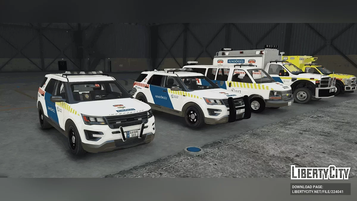 Сборник венгерской полиции 11-1 (Поддержка FiveM) / GTA 5