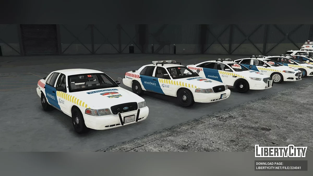 Сборник венгерской полиции 11-1 (Поддержка FiveM) / GTA 5