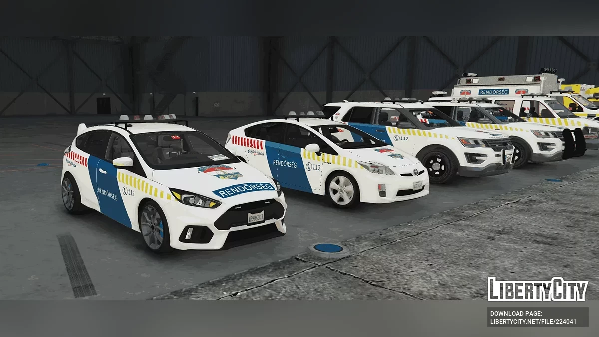 Сборник венгерской полиции 11-1 (Поддержка FiveM) / GTA 5