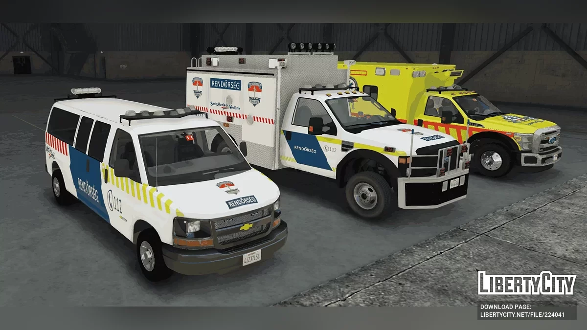 Сборник венгерской полиции 11-1 (Поддержка FiveM) / GTA 5