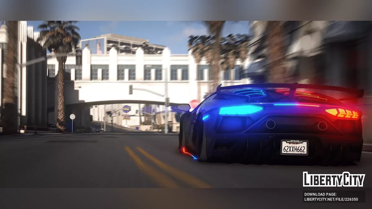 2019 LEO Lamborghini Aventador SVJ [Дружественный к лору | Готов к FiveM] / GTA 5