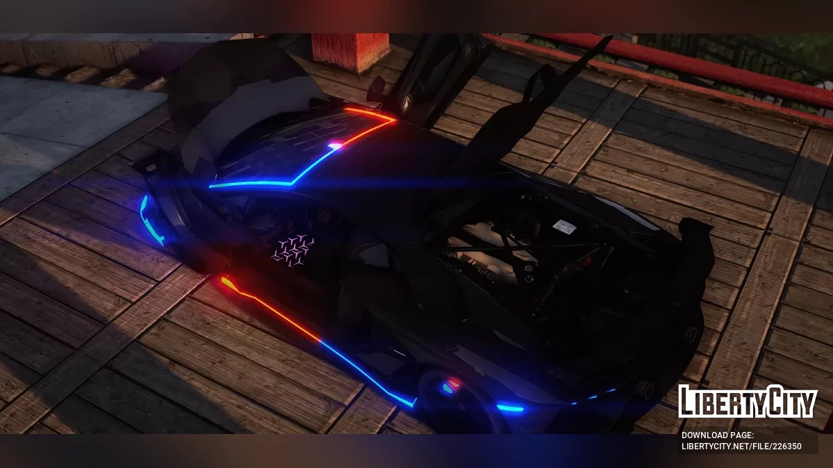 2019 LEO Lamborghini Aventador SVJ [Дружественный к лору | Готов к FiveM] / GTA 5