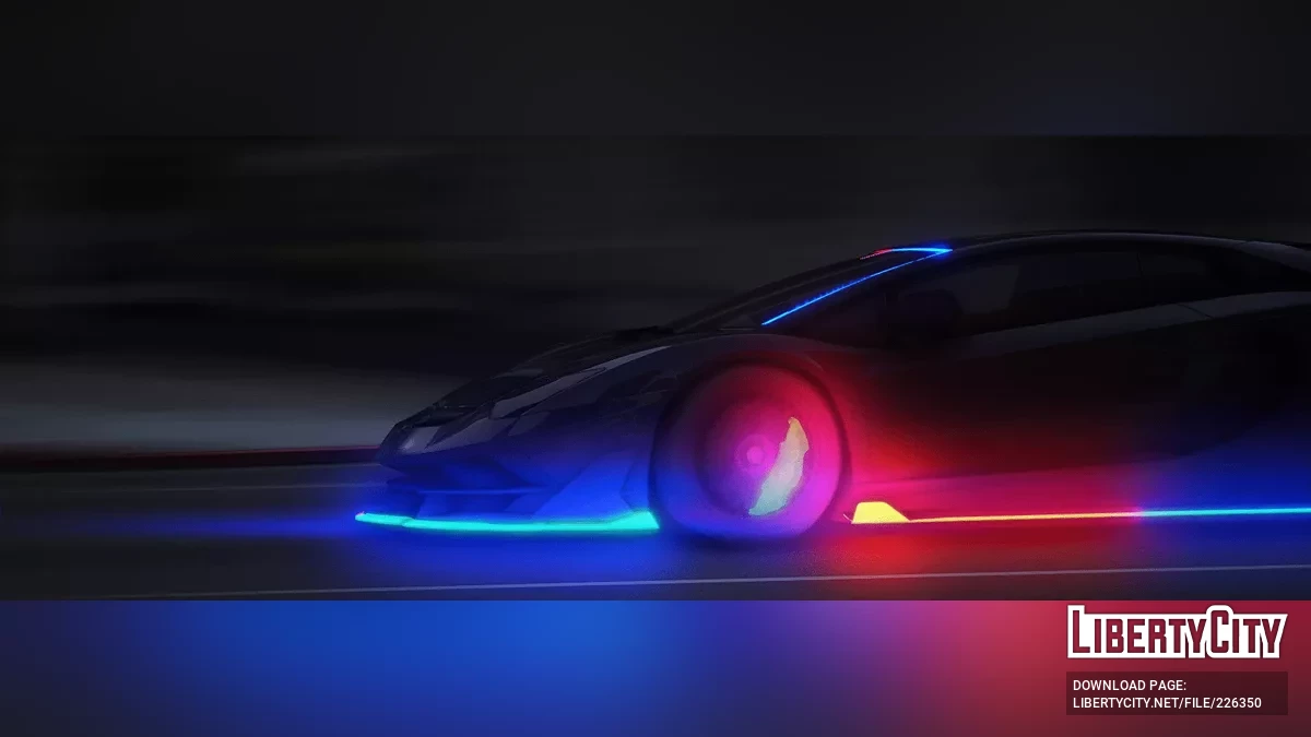 2019 LEO Lamborghini Aventador SVJ [Дружественный к лору | Готов к FiveM] / GTA 5