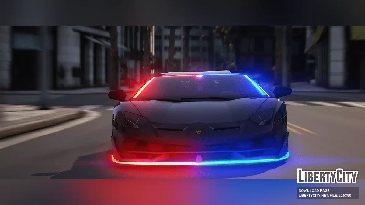 2019 LEO Lamborghini Aventador SVJ [Дружественный к лору | Готов к FiveM] / GTA 5