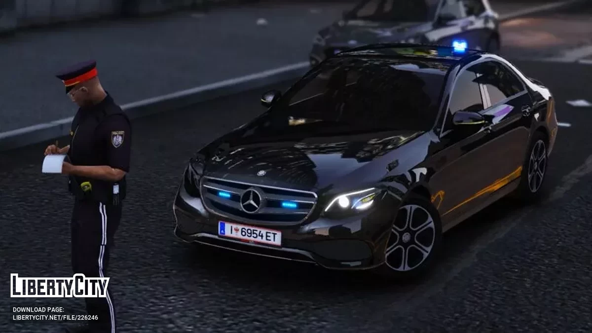 Mercedes-Benz E350e Zivilpolizei Österreich / GTA 5