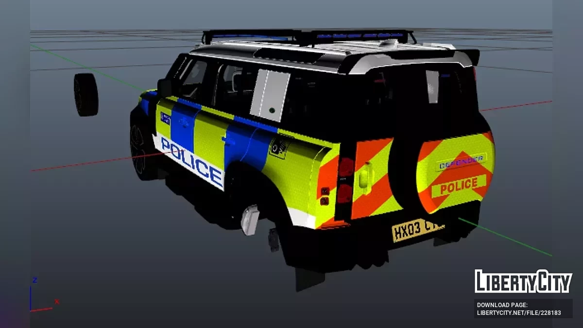 HX Land Rover Guardian (Полицейская машина) / GTA 5