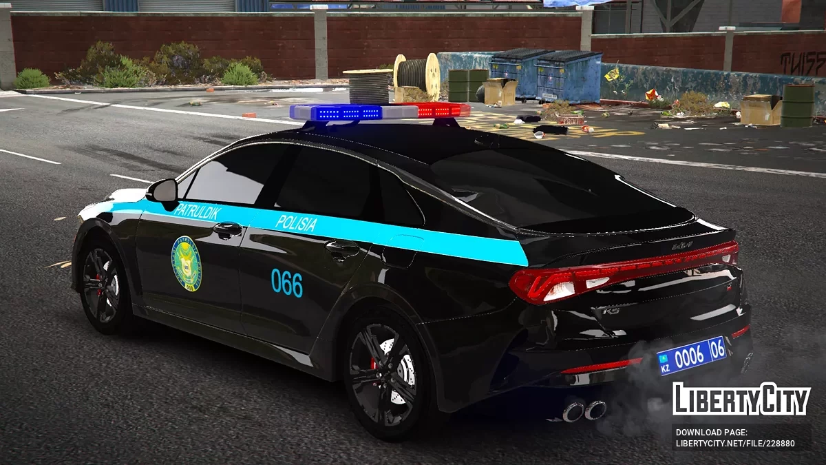 Kia K5 2022 Kazakhstan police [ NON ELS | Add-On ] / GTA 5