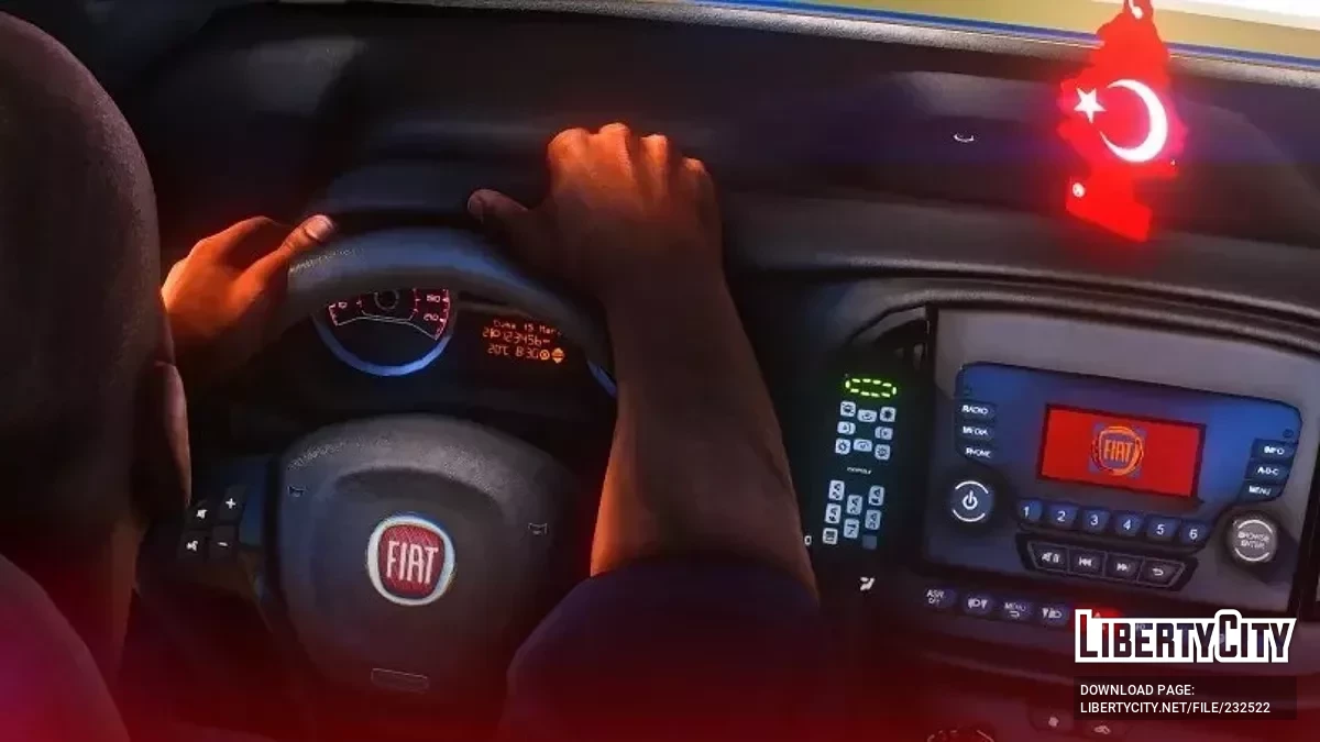 2021 Fiat Doblo Asayiş Polis (Turkish Police) / GTA 5