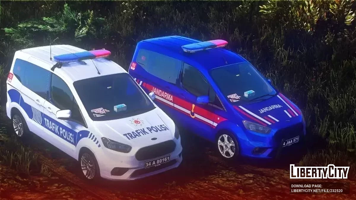 2021 Ford Tourneo Connect Turkish Police / GTA 5