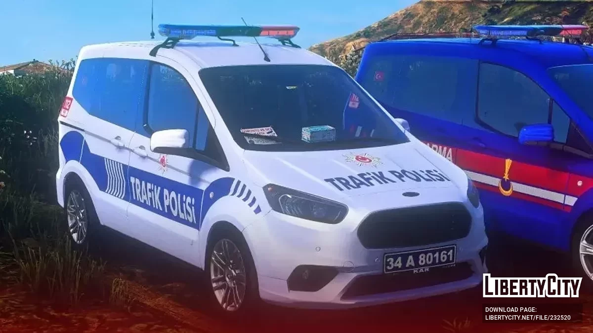 2021 Ford Tourneo Connect Turkish Police / GTA 5
