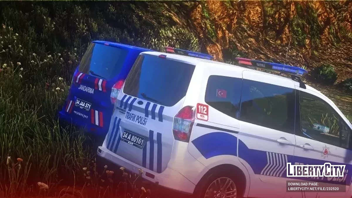 2021 Ford Tourneo Connect Turkish Police / GTA 5