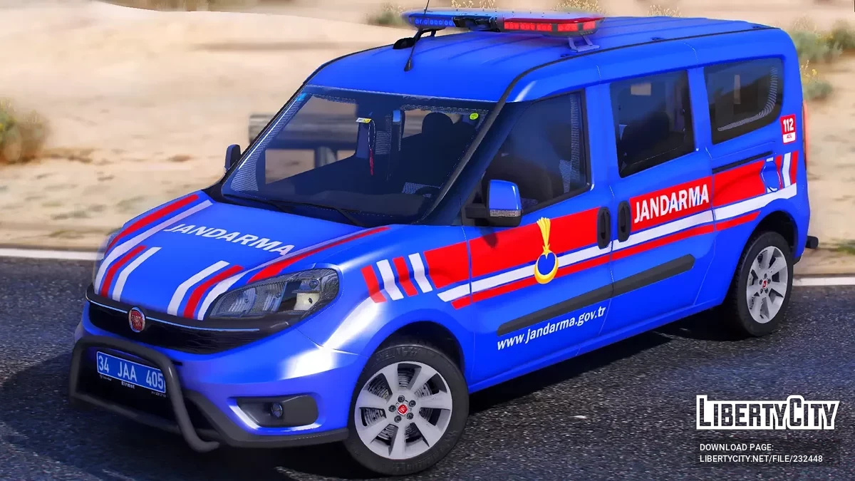 Fiat Doblo Maxi Turkish Gendarmerie / GTA 5