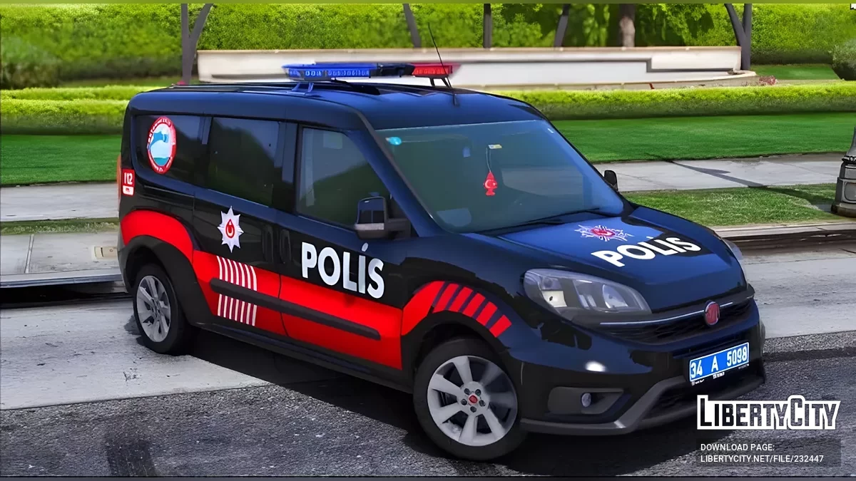 Fiat Doblo Maxi Yunus Polis / GTA 5