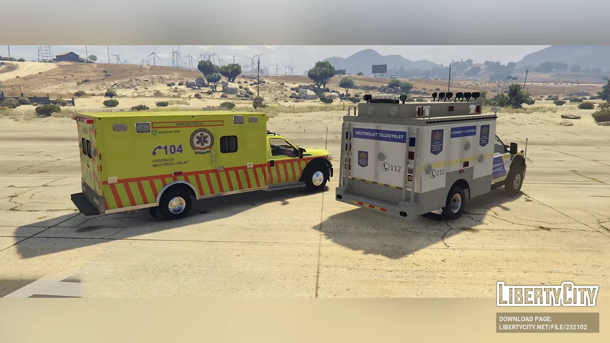 Венгерский модпак cлужбы экстренной помощи (поддержка FiveM) / GTA 5