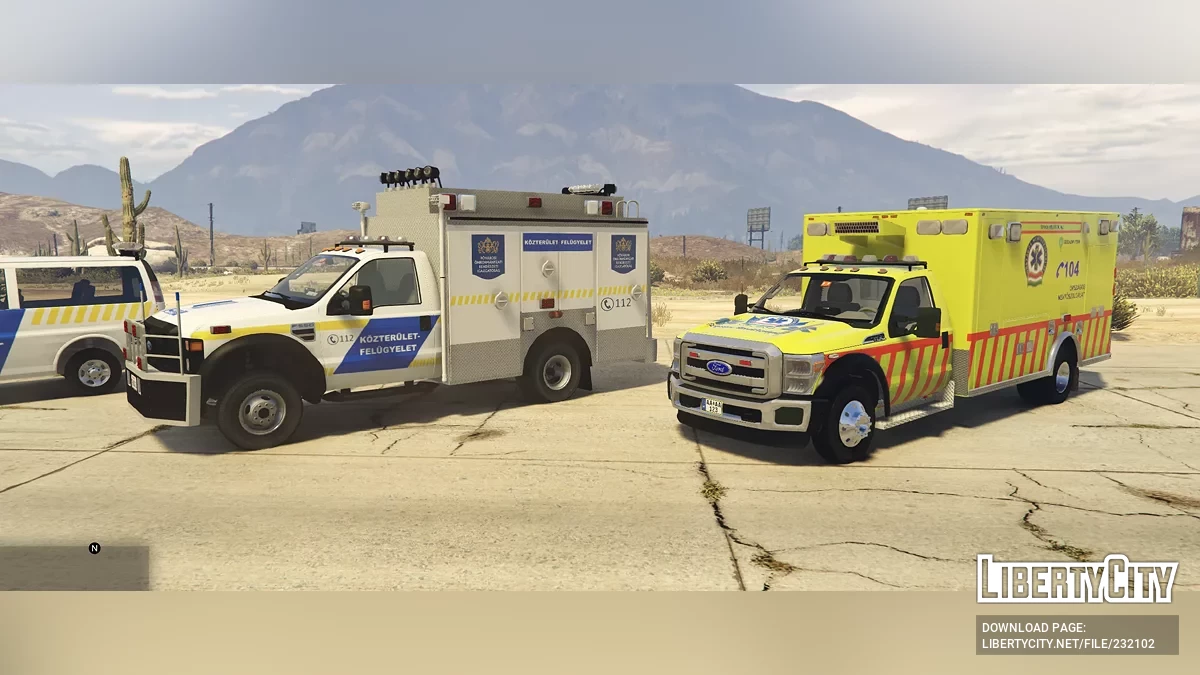 Венгерский модпак cлужбы экстренной помощи (поддержка FiveM) / GTA 5