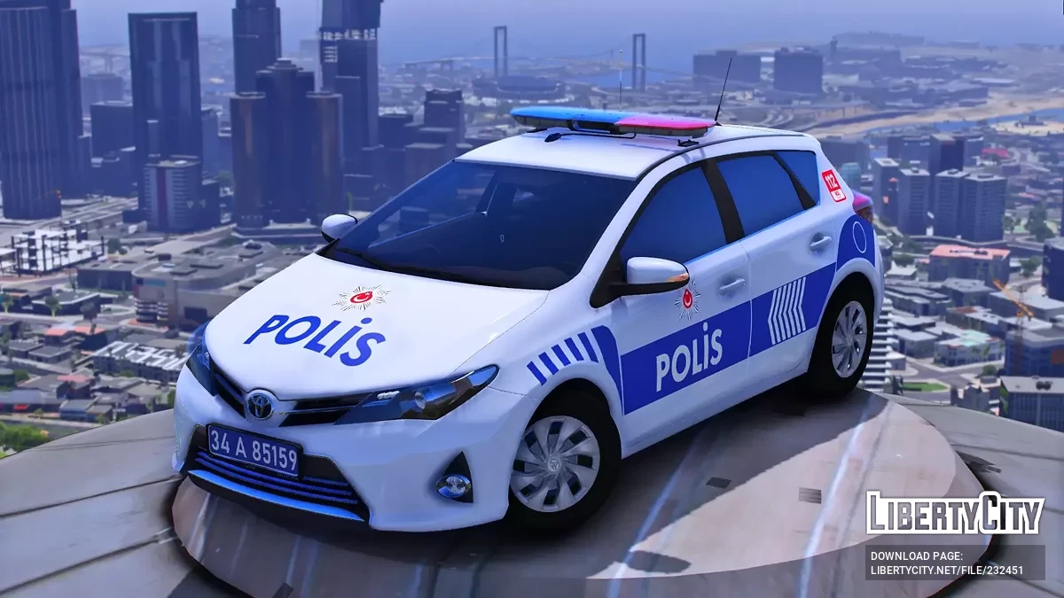 Toyota Auris Turkish Police / GTA 5