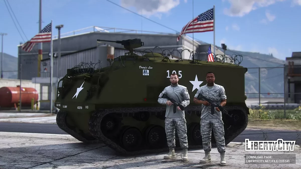 1952 M75 Armored Personnel Carrier [Animated, Vehfunc, Legacy] / GTA 5