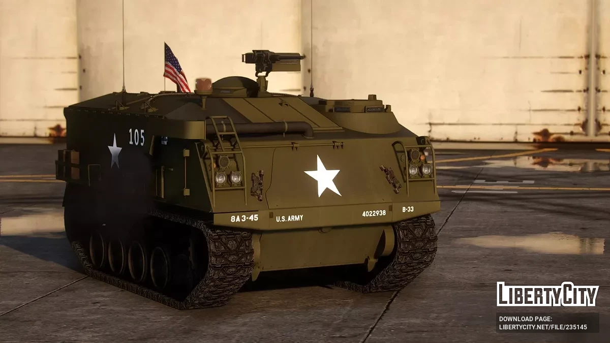 1952 M75 Armored Personnel Carrier [Animated, Vehfunc, Legacy] / GTA 5