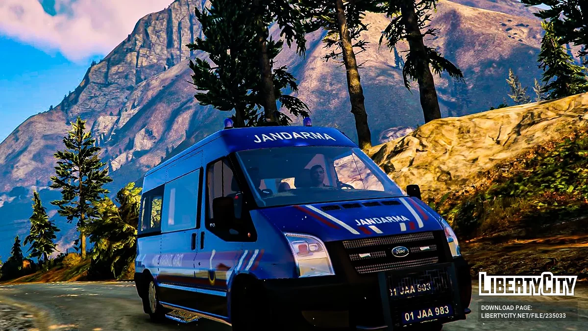 Форд Транзит Mk7 Мобильный Полицейский Участок / GTA 5