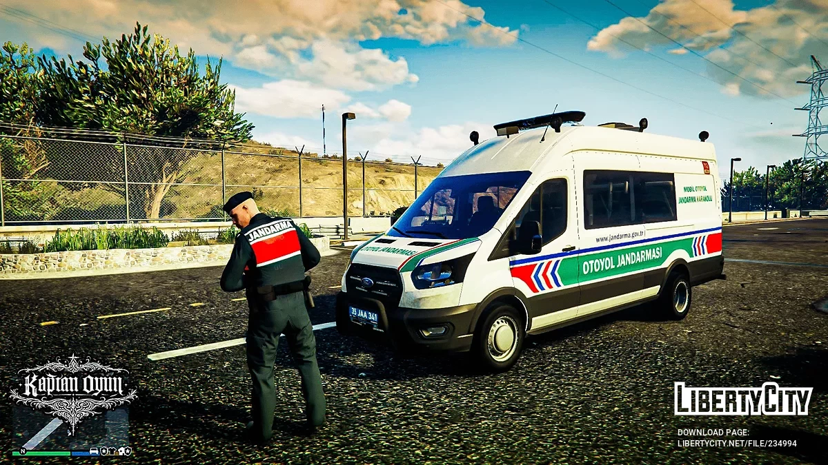 Форд Транзит Отояол Жандармерия [ELS] / GTA 5