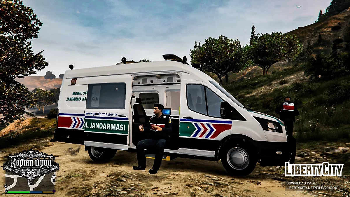 Форд Транзит Отояол Жандармерия [ELS] / GTA 5