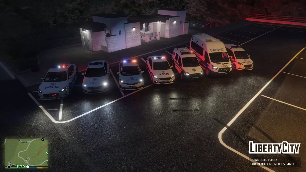 Пакет дополнений для полиции и экстренных служб Турции (ELS) / GTA 5