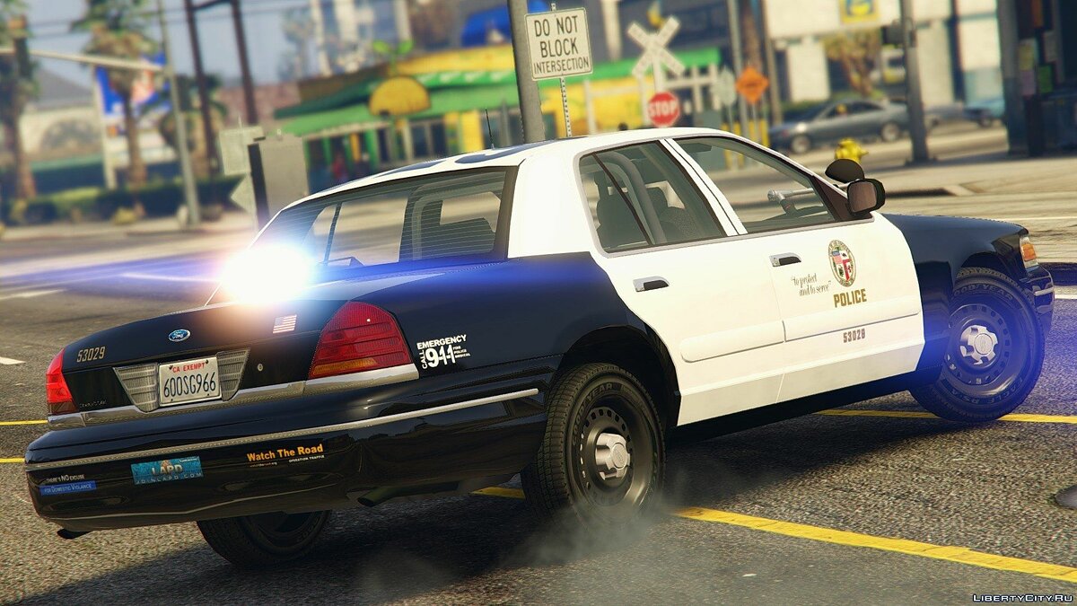 1998 Ford Crown Victoria P71 - LAPD Gang Unit для GTA 5 - Картинка #3