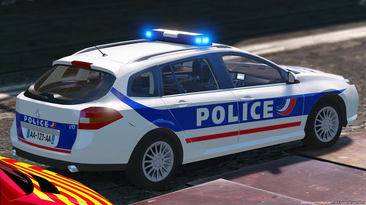 полицейские машины франции