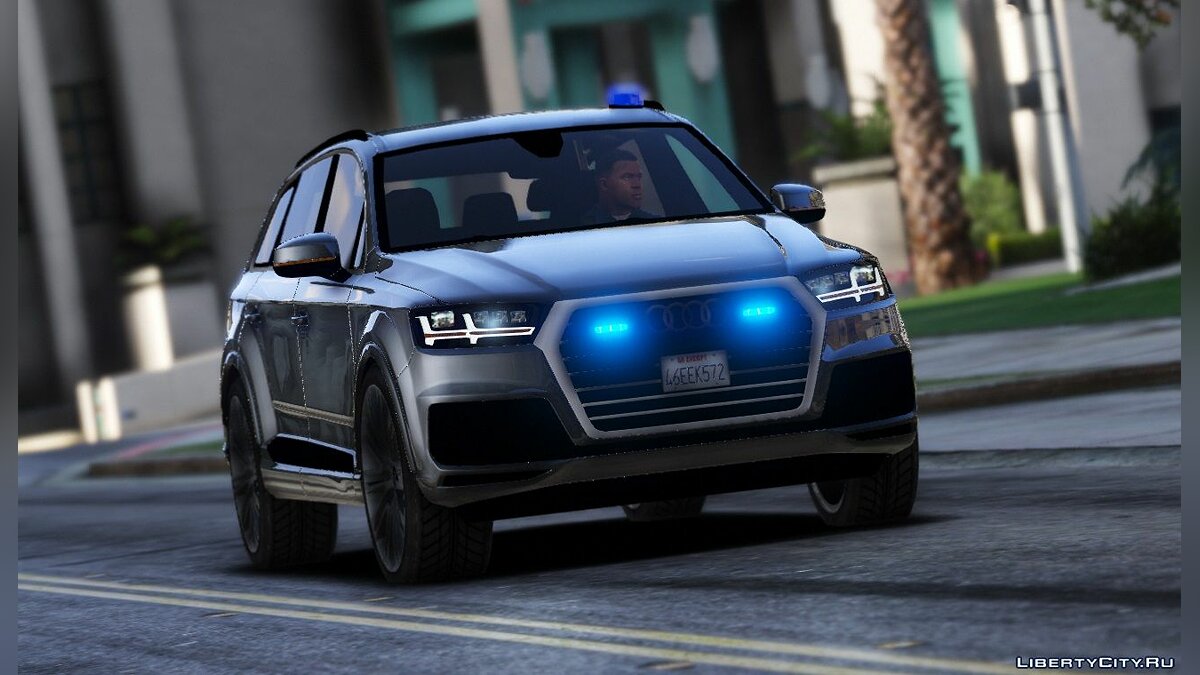 Download Audi Q7 Police / Politie Unmarked [ELS | Replace] [US plates ...