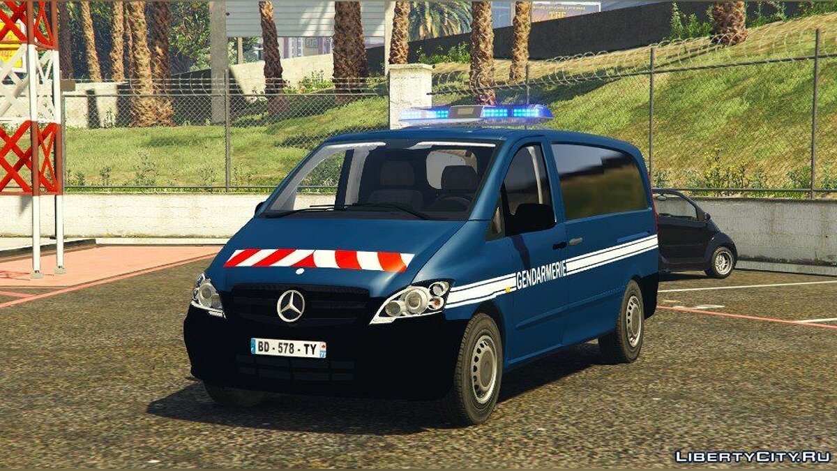 Mercedes Vito Gendarmerie Realiste для GTA 5 - Картинка #1