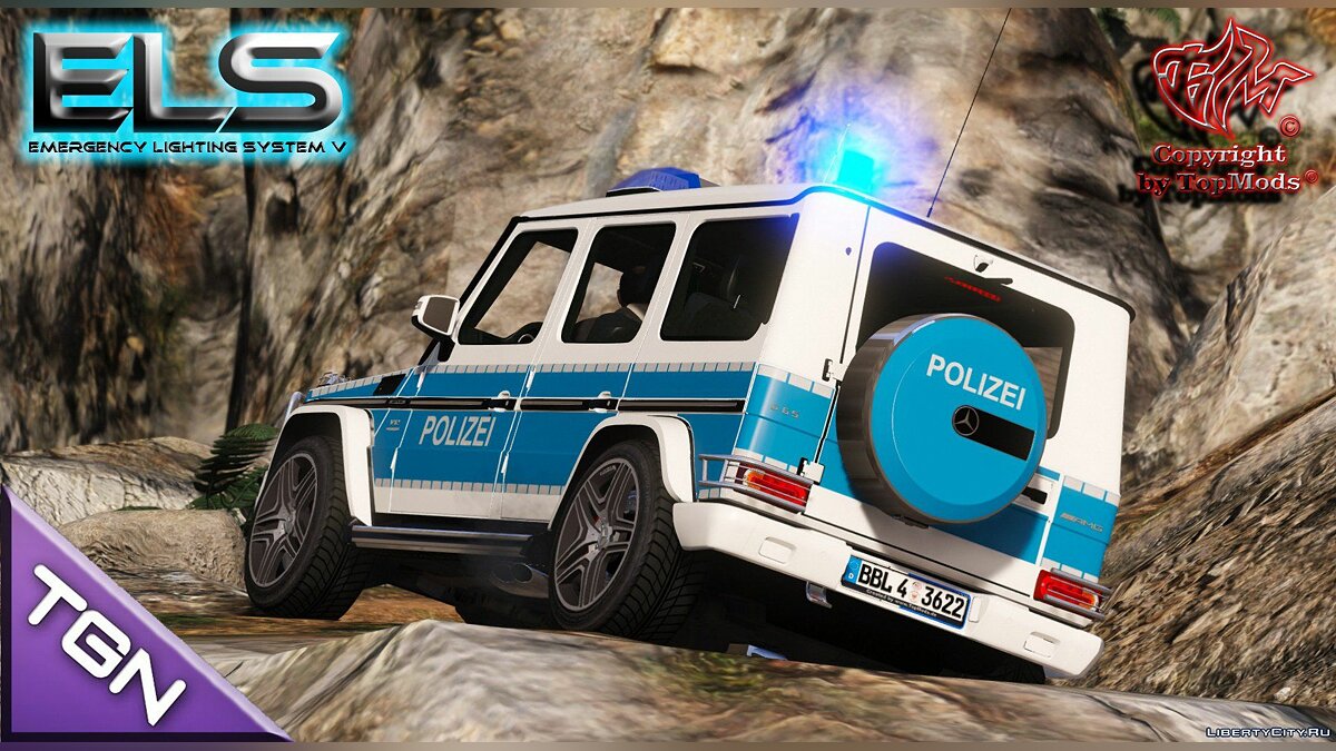 Mercedes-Benz G-Klasse Polizei Brandenburg [ELS] [BETA] для GTA 5 - Картинка #3