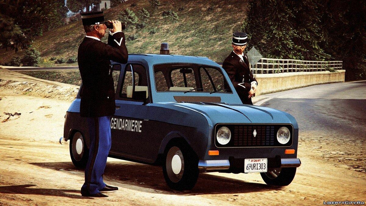 полицейские машины франции