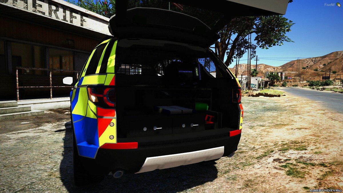 Land Rover Discovery Sport ARV - Police for GTA 5 - Картинка #5