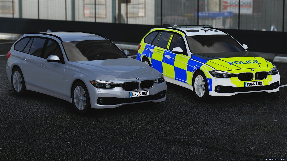 2016/2017 Police BMW 330D Touring [ELS] 1.0 for GTA 5 - Картинка #4
