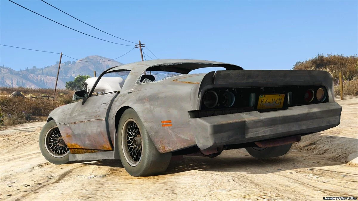 Pontiac Firebird "The Grinder" - внедорожник для покатушек по пустыне / GTA 5