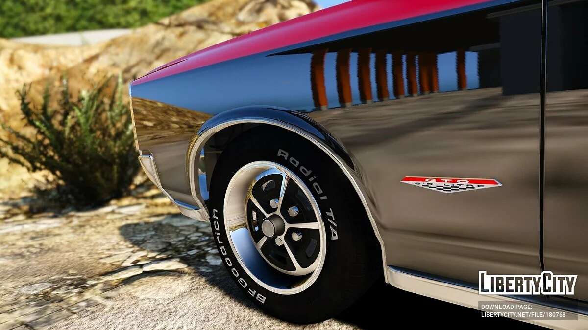 Pontiac GTO Convertible 1966 v1.1 / GTA 5