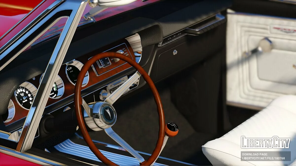 Pontiac GTO Convertible 1966 v1.1 / GTA 5