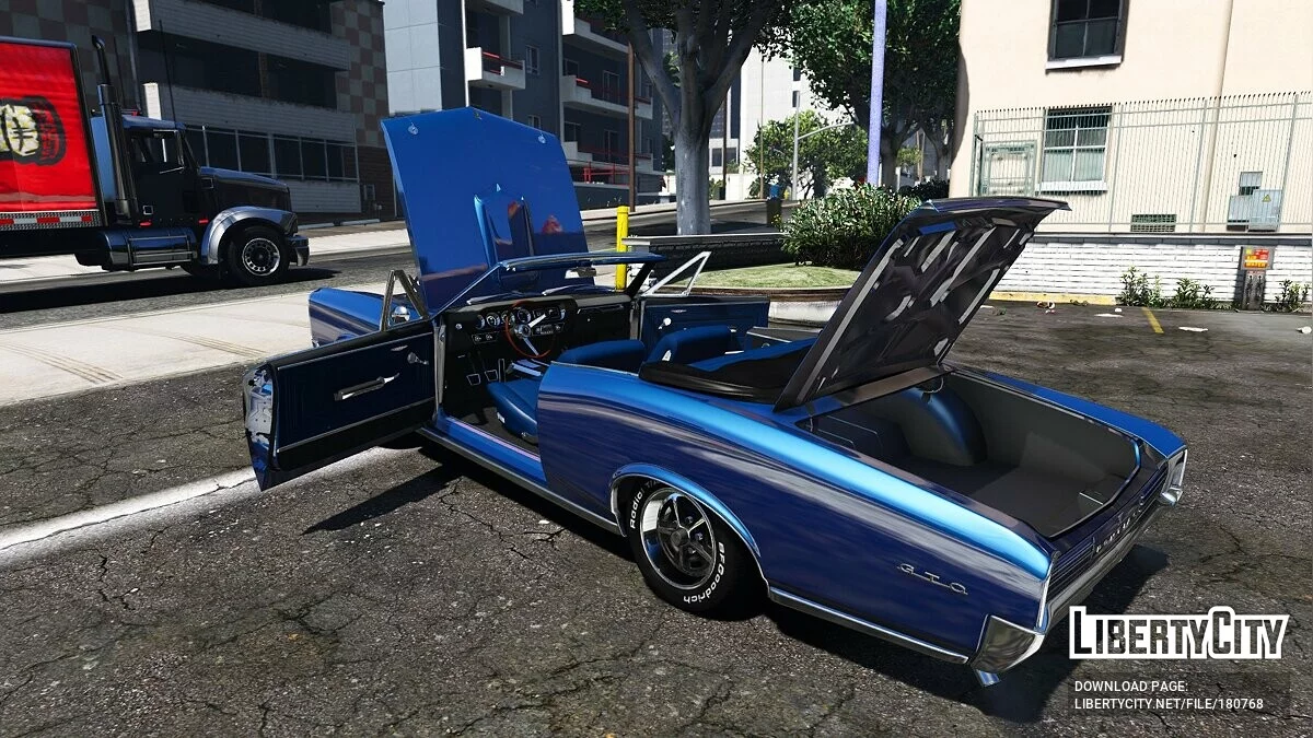 Pontiac GTO Convertible 1966 v1.1 / GTA 5