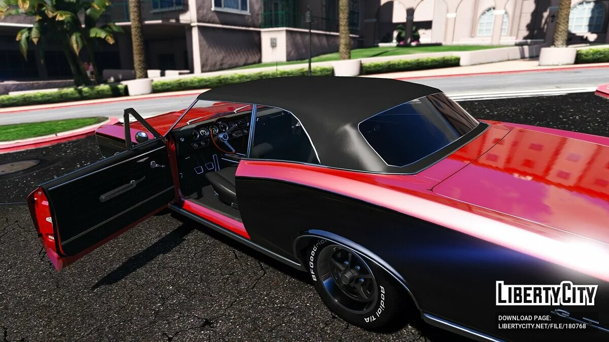 Pontiac GTO Convertible 1966 v1.1 / GTA 5
