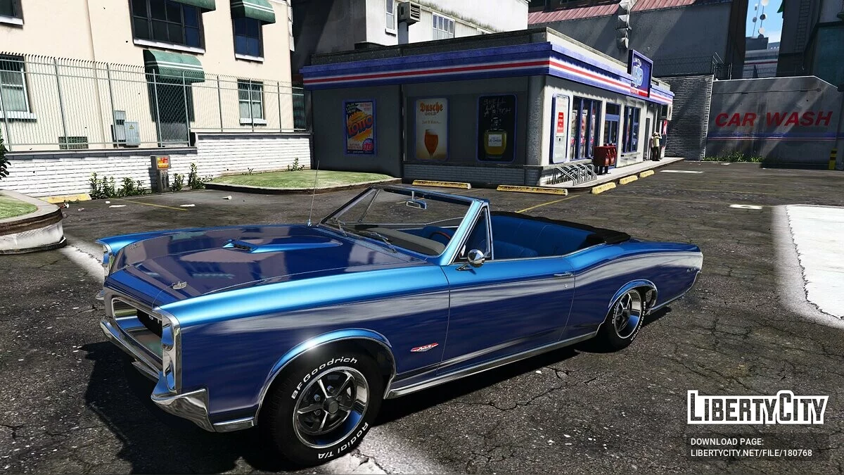 Pontiac GTO Convertible 1966 v1.1 / GTA 5