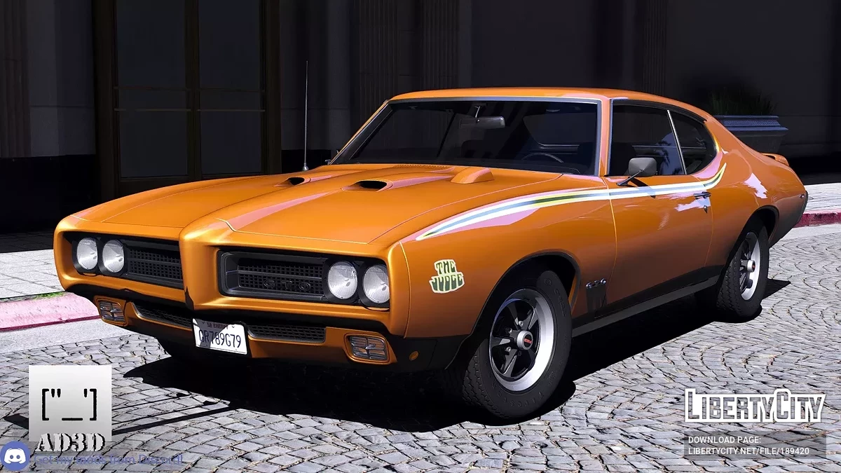 1969 Pontiac GTO Judge [Add-On | VehFuncsV | Template] Reworked 2.0 / GTA 5