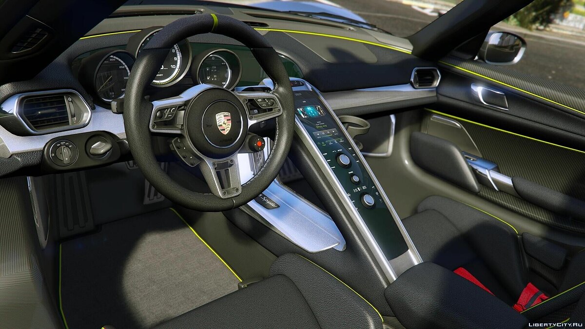 This Psychedelic 2015 Porsche 918 Weissach Spyder Is Up for Grabs