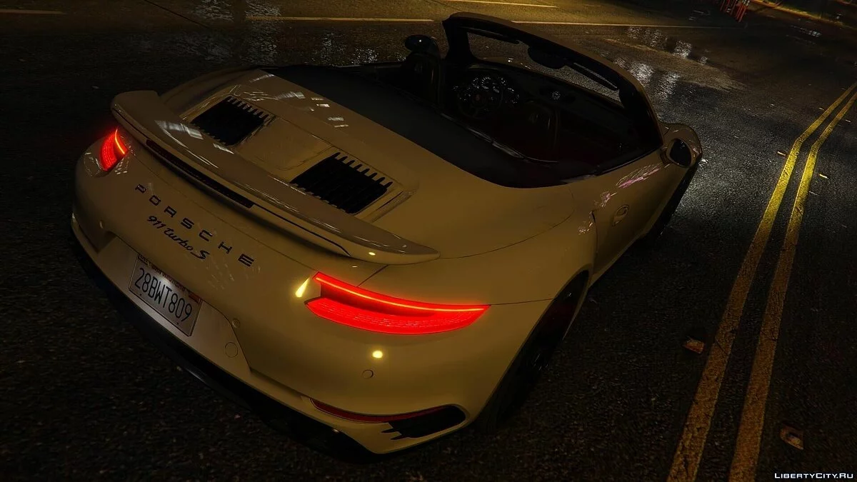 2016 Porsche 911 Turbo S Cabriolet (991.2) [Add-On] / GTA 5