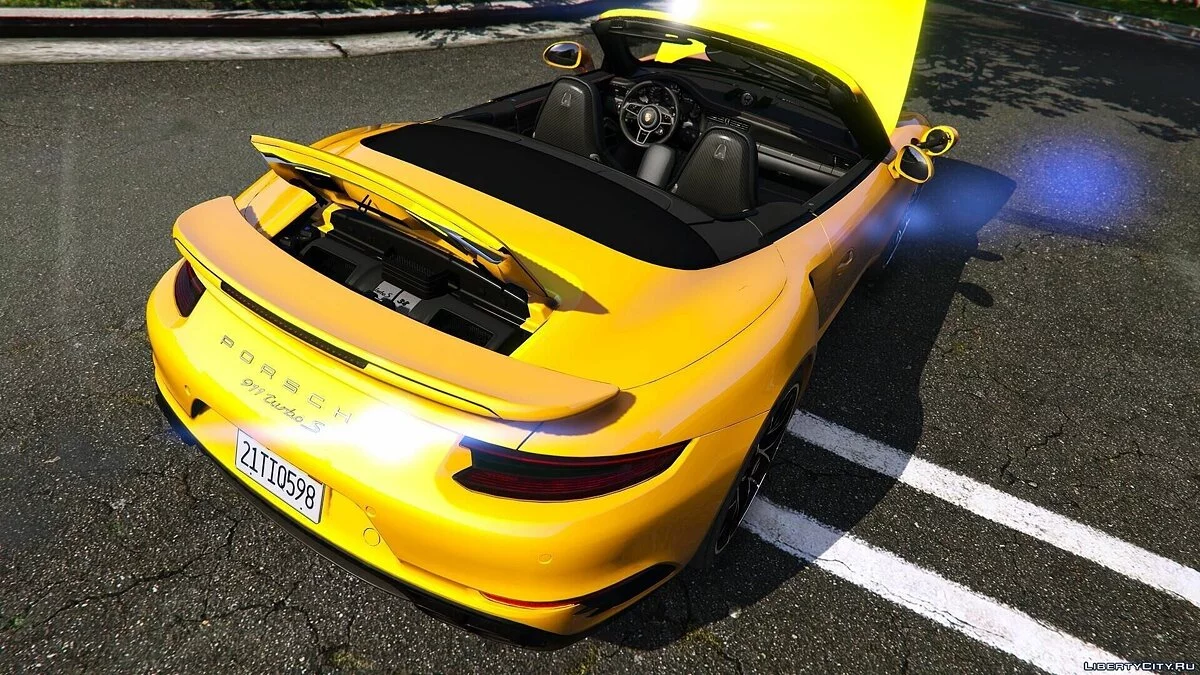 2016 Porsche 911 Turbo S Cabriolet (991.2) [Add-On | Wipers] 1.1 / GTA 5