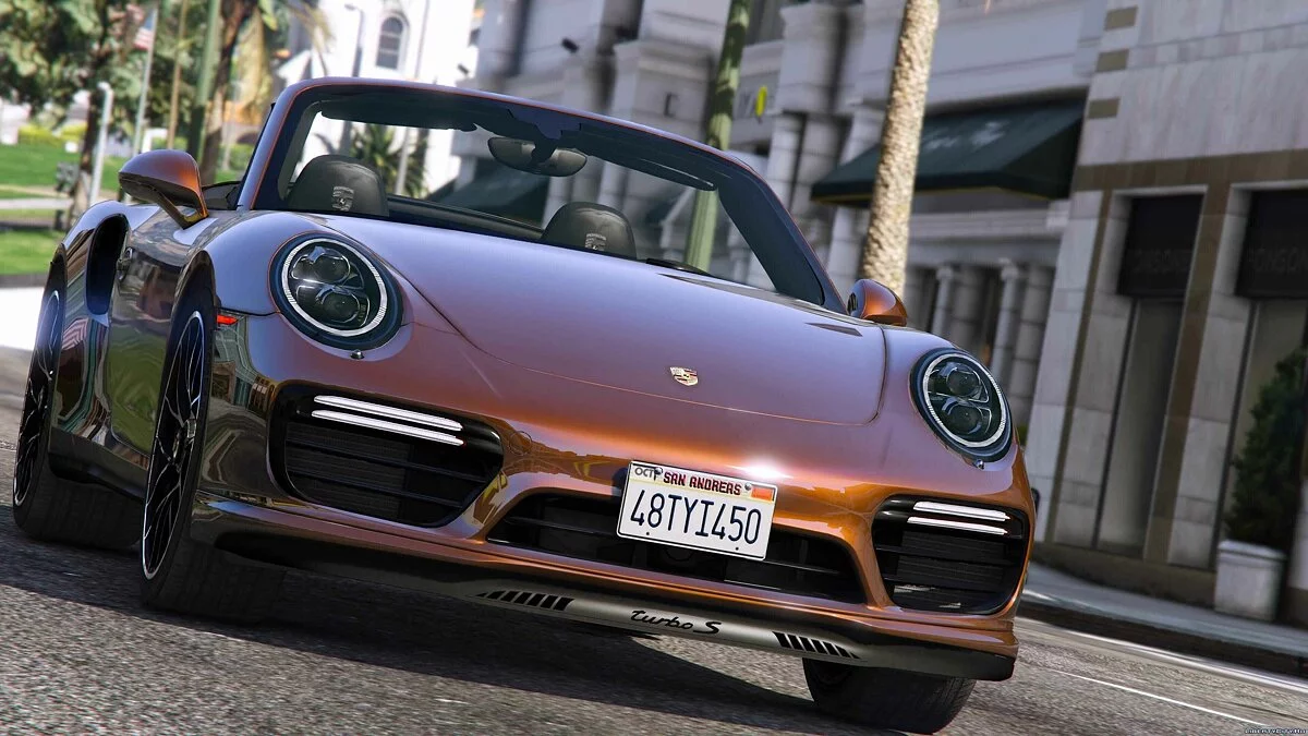 2016 Porsche 911 Turbo S Cabriolet (991.2) [Add-On | Wipers] 1.1 / GTA 5